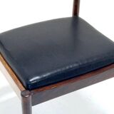 Chair in rosewood and skai 1960