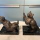 Pair of bear bookends by Thomas Cartier