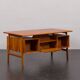 Freestanding teak desk, model 75 Gunni Omann for Omann Jun's Møbelfabrik