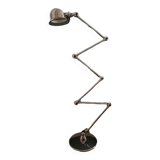 Articulated chrome floor lamp Jieldé design 6 arms
