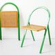 2 Chaises pliantes en cannage Giorgio Cattelan