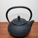 Japanese teapot in black cast iron