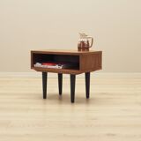 Table de chevet en noyer, design scandinave
