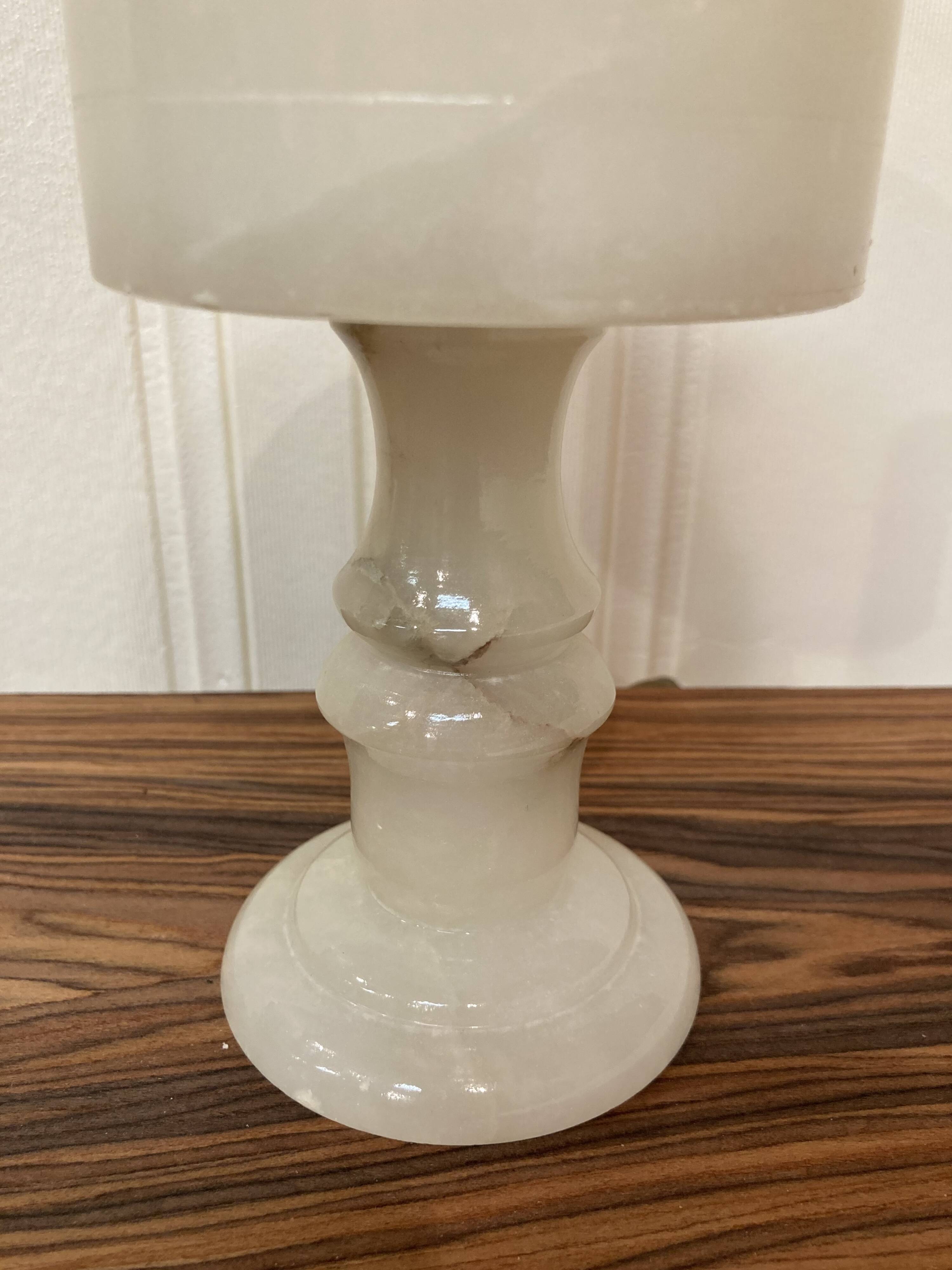 ALABASTER LAMP DESIGN 1950.