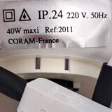 Pair of Syla night light or bathroom design space age