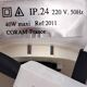 Pair of Syla night light or bathroom design space age