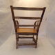 Rattan armchair for children vintage 50's