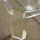 Lucite coffee table by David Lange, 1970