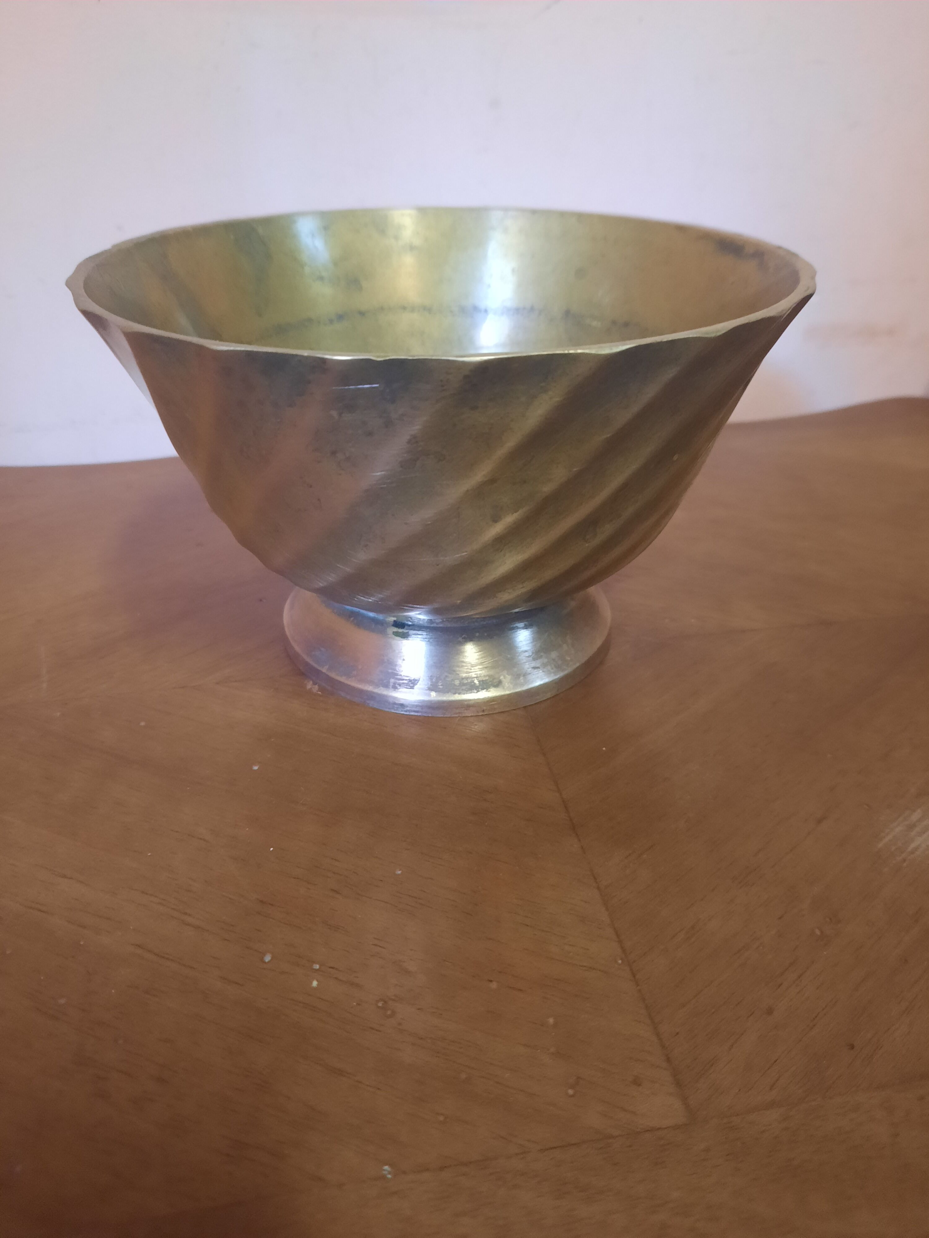 Brass pot cover