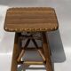 Brutalist wabi sabi organic tree stool or hocker 1970