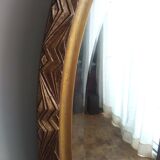 Art deco oval mirror - 81x48cm