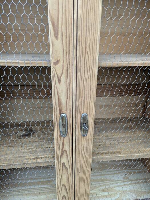 Armoire parisienne grillagée