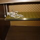 Furniture bar tv roulettes wood tackle 1970s