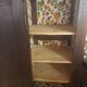 Vintage Louis Philippe style bonnetière wardrobe from the 1800s in cherry wood.