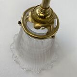 Vintage prismatic glass wall lamp