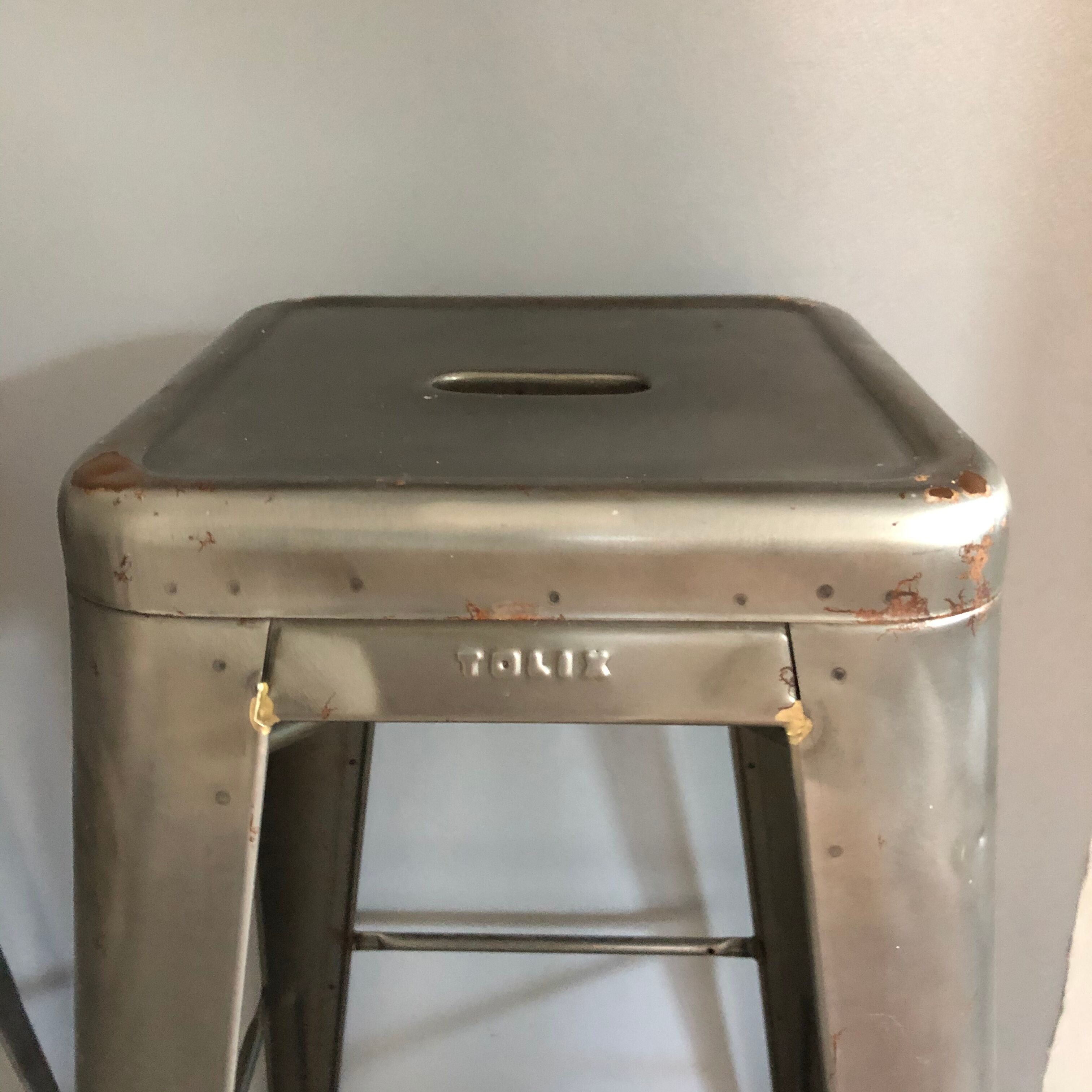 Pair of bar stools H Tolix