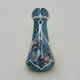 Art nouveau vase signed h gillieron floral decoration in earthenware