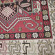 Tapis afghan Soumakh traditionnel en laine rouge Rug-122x183cm