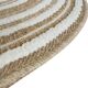 Tapis rond en jute naturel beige 70cm