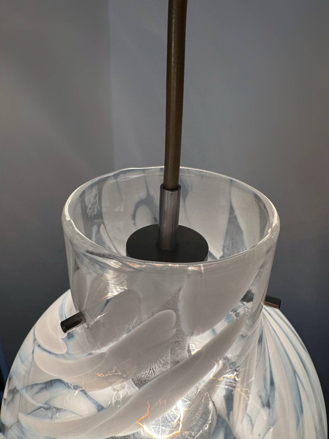 Space Age Murano glass chandelier from the 70s