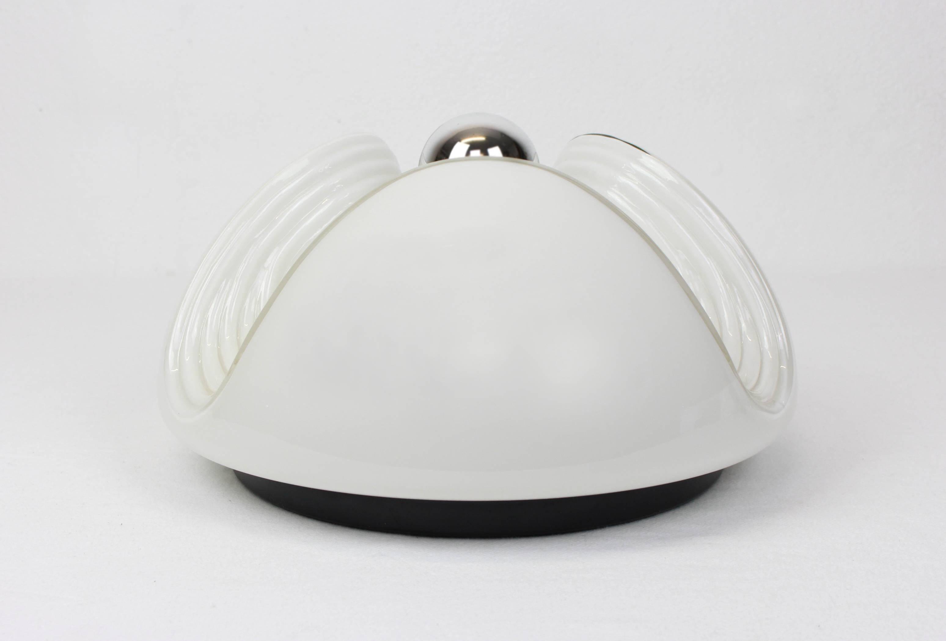 Large wall lamp or ceiling light by Koch & Lowy, Germany, 1970s.