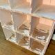 Wooden storage cabinet - 9 lockers