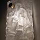 Ice Glass wall light by Carl Fagerlund for Orrefors 1960s