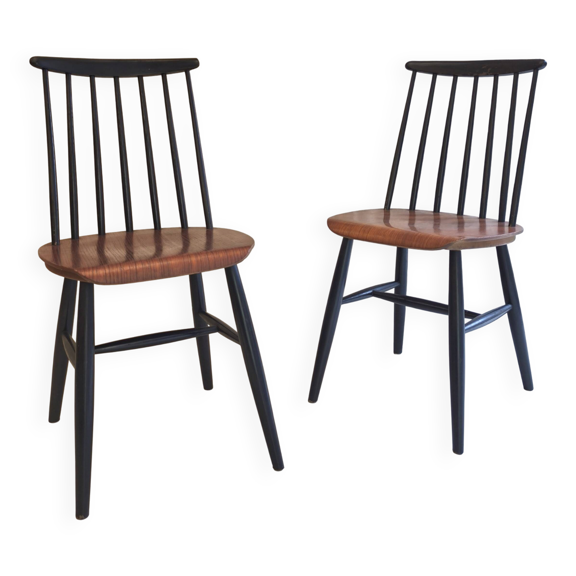 Paire de chaises Fanett, design Ilmari Tapiovaara, 1960