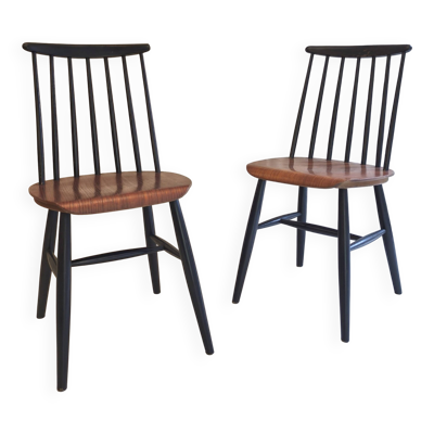Paire de chaises Fanett, design Ilmari Tapiovaara, 1960