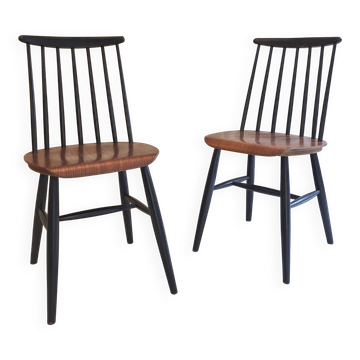Pair of Fanett chairs, design by Ilmari Tapiovaara, 1960