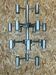 XL 60s 70s Chandelier Chandelier Pendant Lamp Chrome & Metal Design 60s 70s