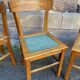 4 chaises bistrot 1950 design bois