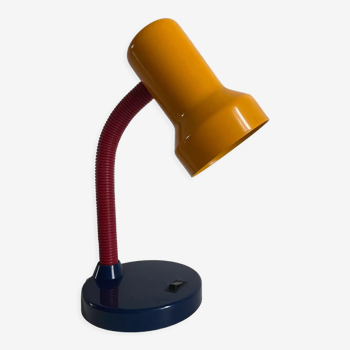 Lampe de bureau colorée années 80