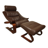 Mid-Century design Kroken leather armchair