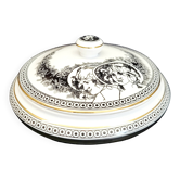 Hollohaza porcelain bonbonnière, Endre Szasz, Hungary