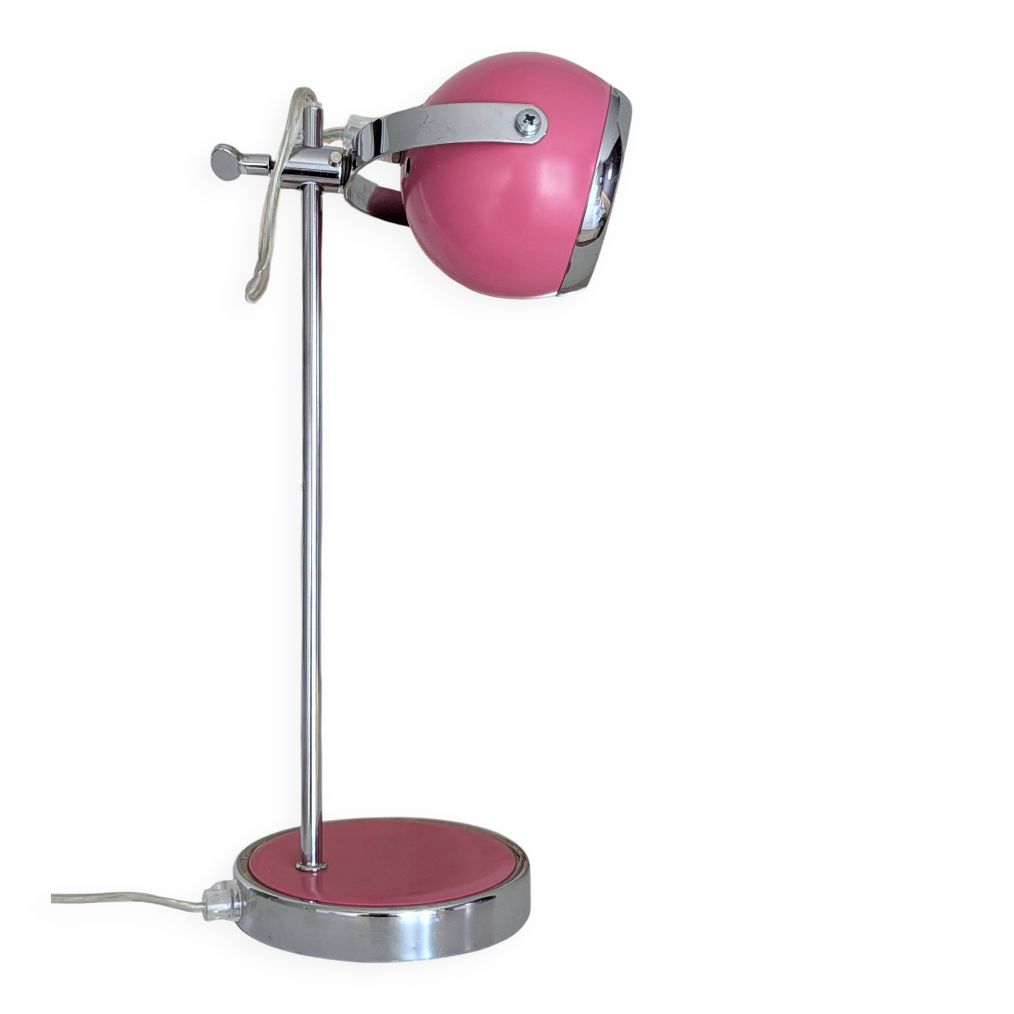 Pink eyeball lamp (L-0214)