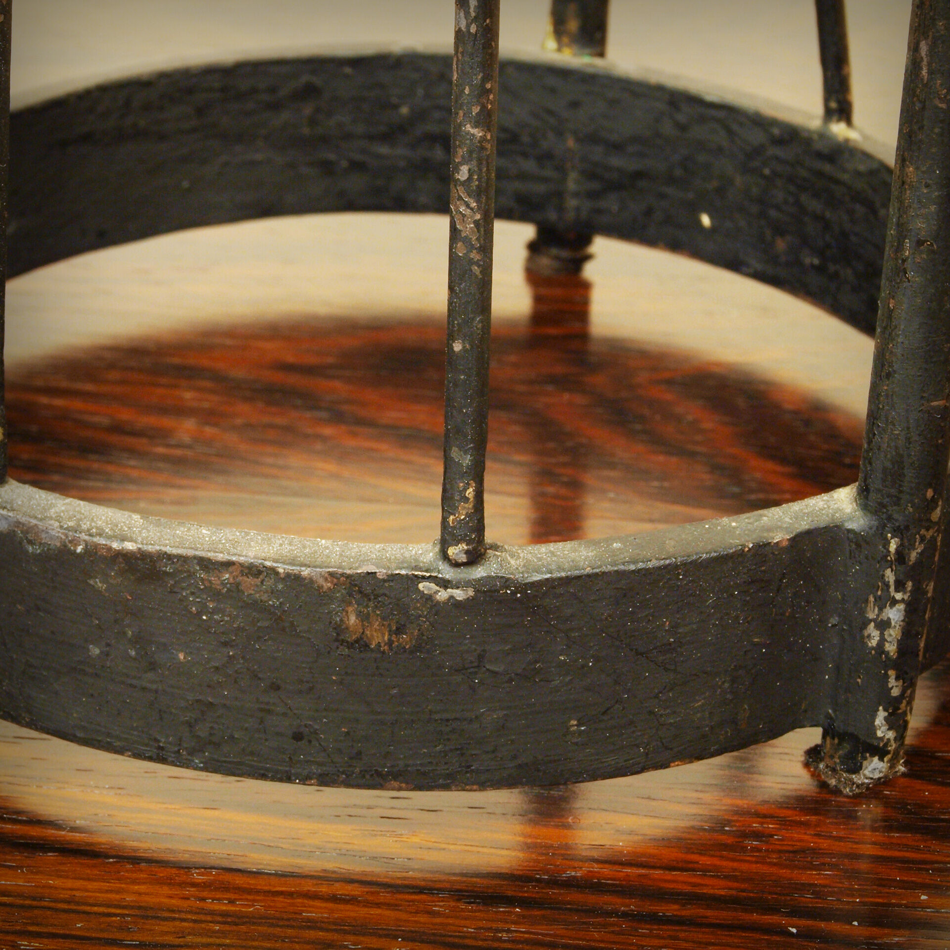 XXL steel brutalist chandelier, 1960s