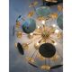 Brass chandelier