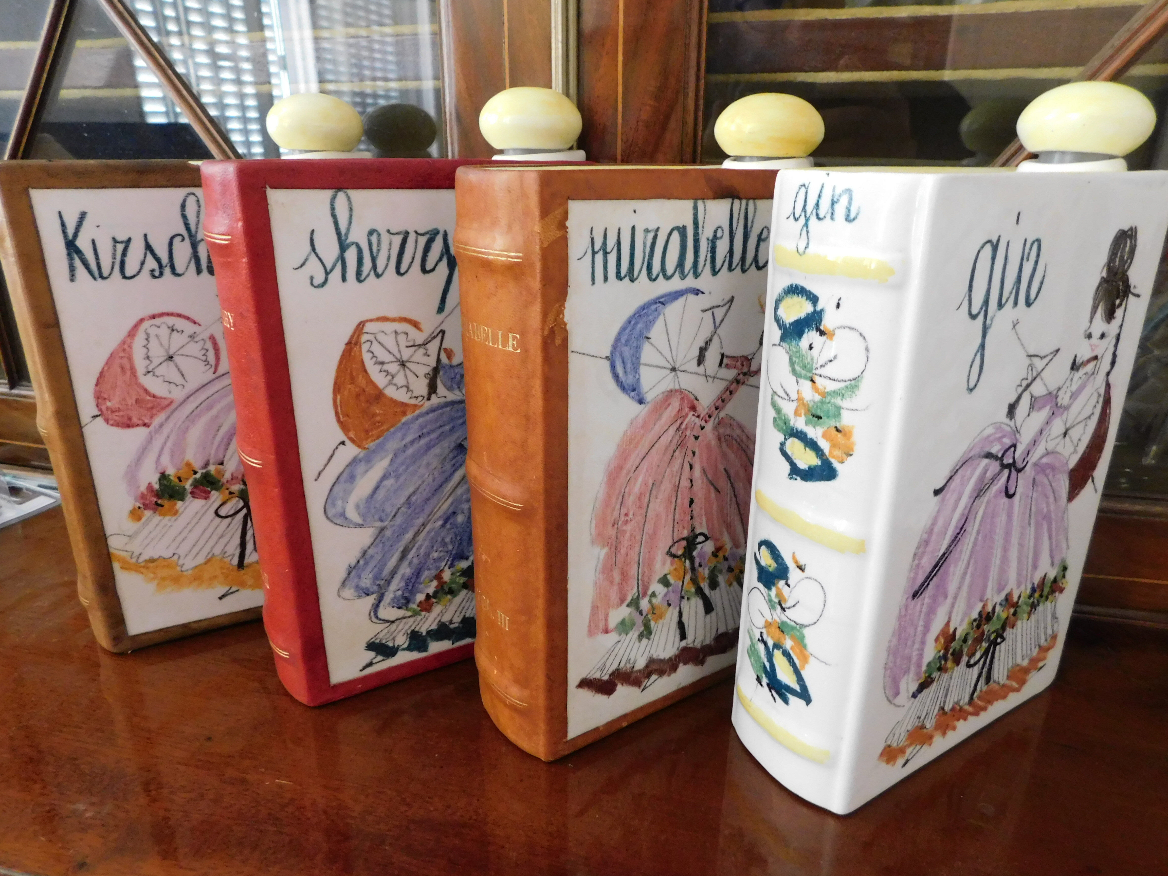 4 bottles of trompe-l'oeil liqueur
