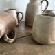 Vintage complete stoneware service – 6 mugs & jug Vallauris