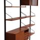 Poul Cadovius Royal wall system 2 Cabinets 6 shelves 1960s