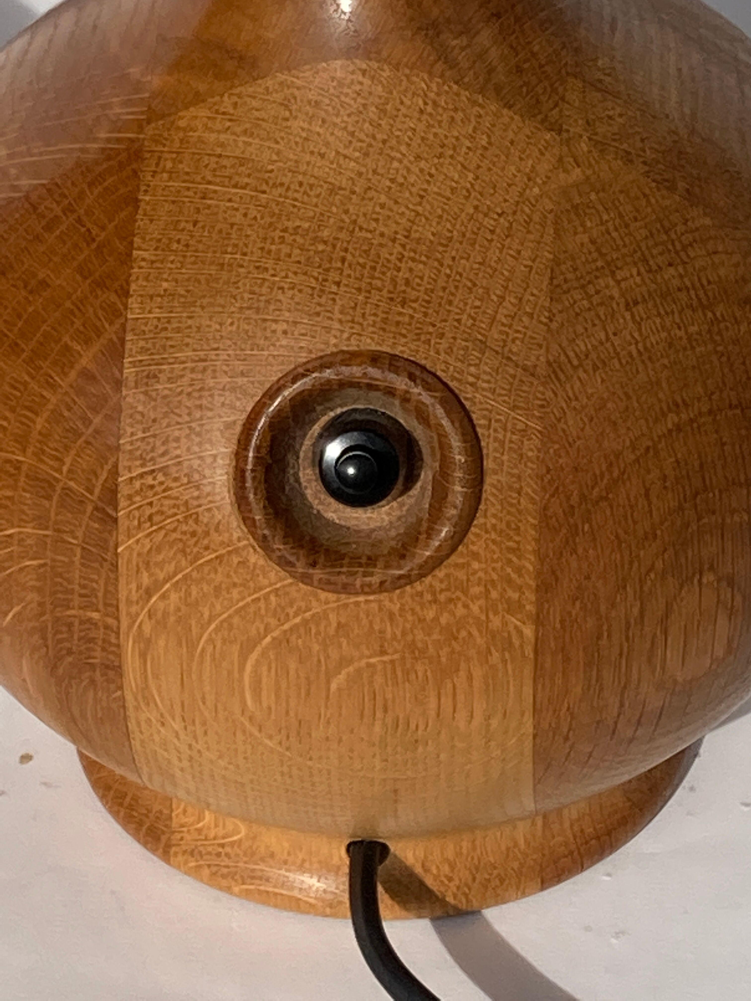 Pair of teak table lamps by Dyrlund, Denmark 1960s-1970s