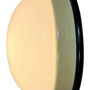 Industrial Bakelite Wall or Ceiling Light with Milk Glass, 1950s