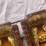 Aperitif servant in glazed ceramic signed by Marius Giuge artisan potter vallauris vintage