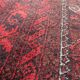 Tapis couloir baloutche afghan vintage 107 x 211 cm - tribal répétitif (1C1196)