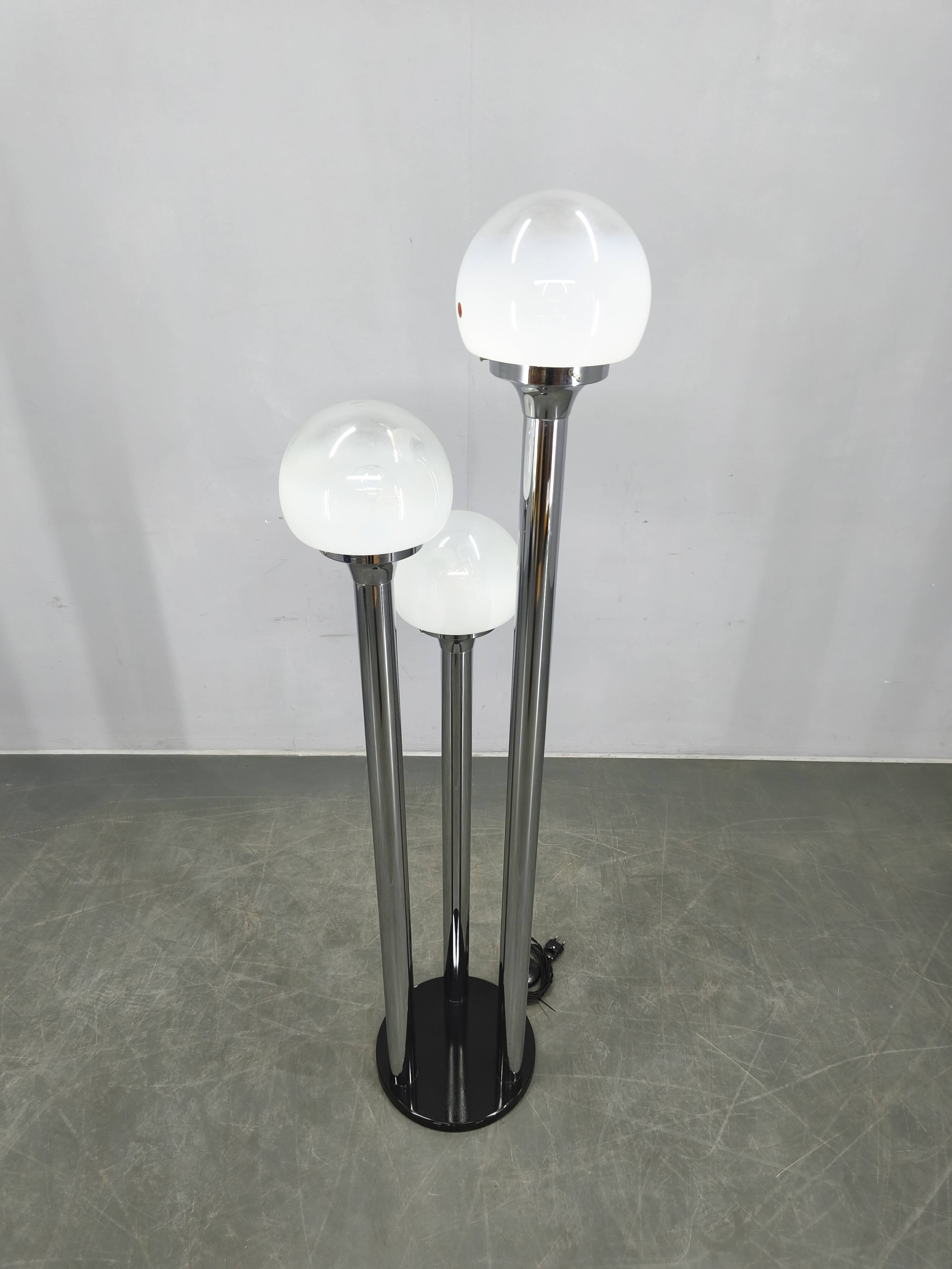 Carlo Nason Floor Lamp for Mazzega, Murano Glass, Italy 1970s