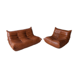 2 seater sofa and armchair Togo  designed by Michel Ducaroy 1973