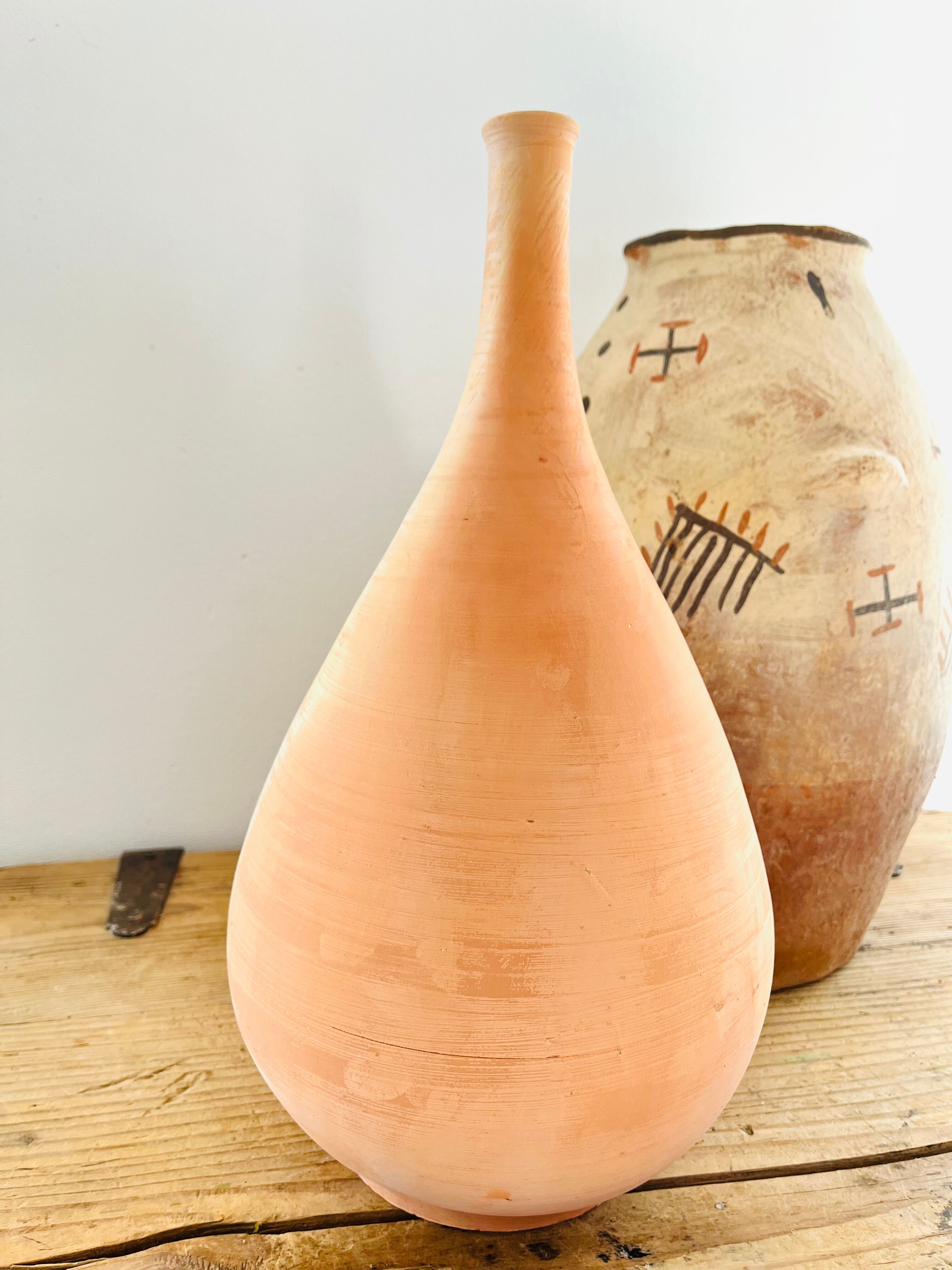 Moroccan terracotta vase