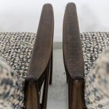 Pair of vintage armchairs GFM-64 by Edmund Homa, GFM, Poland, 1960s