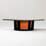 Black 80’s Art Deco style sideboard